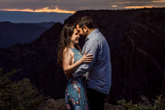 Fun, Colorful Adventure Engagement Session at Black Canyon of th