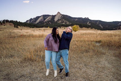 Fun engagement session in Boulder CO