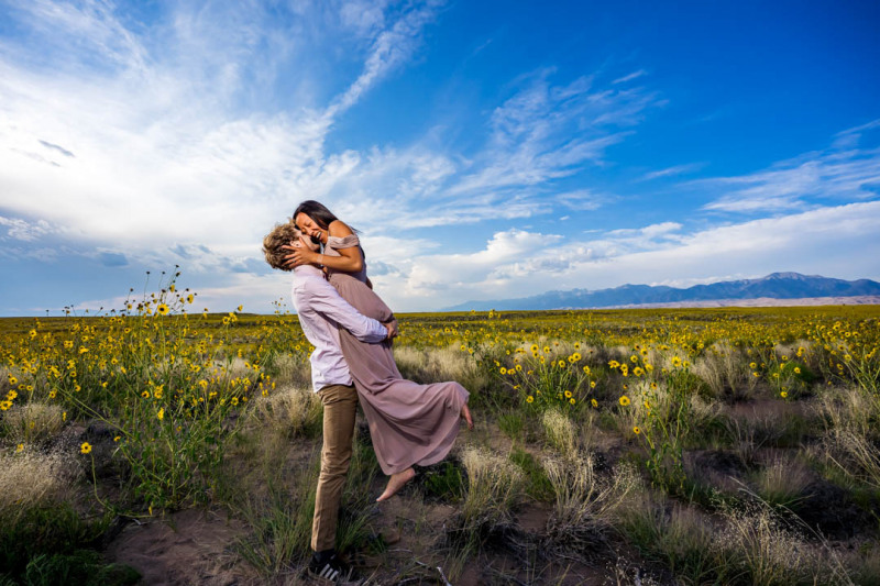 Adventure Engagement Session at Great Sand Dunes