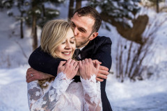 Winter Wedding in Estes Park, CO