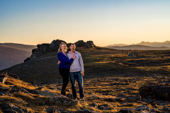 Engagement session with Corgi Boulder and in Rocky Mountain Nati