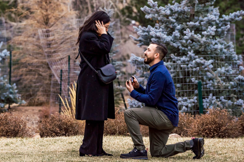 Surprise Wedding Proposal in Estes Park, CO