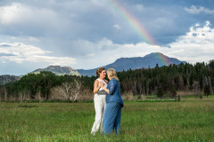 Bold, Colorful Elopement in Rocky Mountain National Park