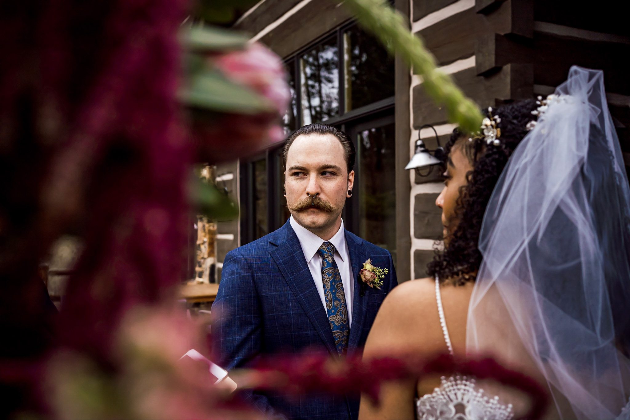 Small, fun wedding in Breckenridge Colorado. Diverse family and friends cooked dinner instead of having it catered.