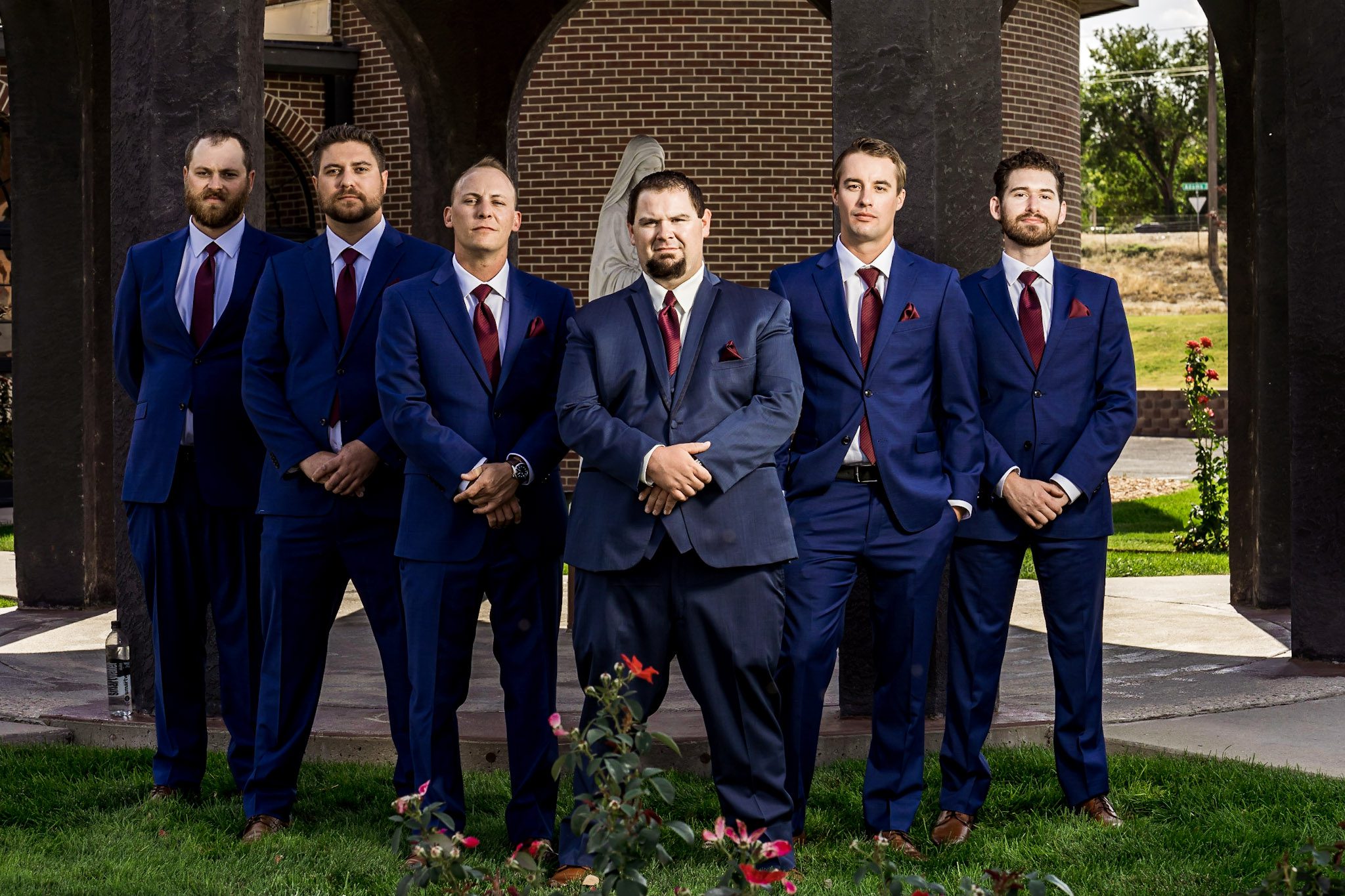 Bright and colorful wedding photography from a gorgeous Catholic Wedding Ceremony and the Sangre de Cristo Arts center in Pueblo Colorado